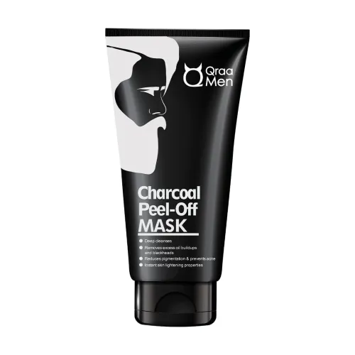 Image of Qraa Men Activated Charcoal Peel-Off Mask (100g)