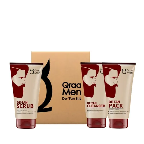 Image of Qraa Men De-Tan Kit 320g Pack of 3