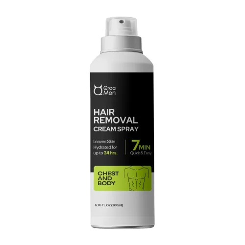 Image of Qraa Men Hair Removal Cream Spray| Body Hair Removal Spray In 3-5 Minutes For Men| 