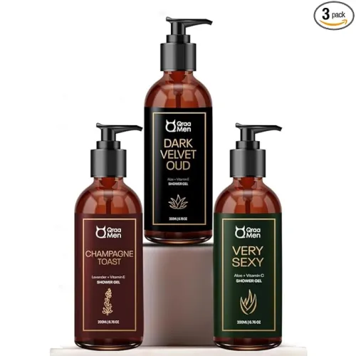 Image of Qraa Men Luxurious Shower Gel, Po3, 600 ml