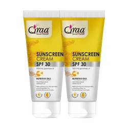 Qraa SPF 30 Sunscreen Cream Pack of 2