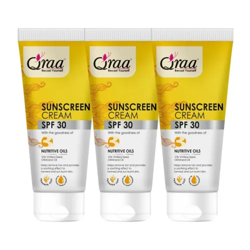 Image of Qraa Sunscreen Pack-3 (300gm)