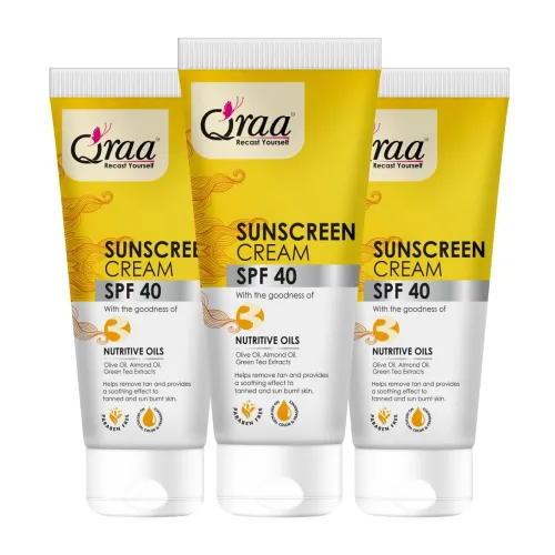 Image of Qraa Sunscreen - SPF 40 PA++++ Sunscreen Cream (PO3)