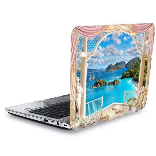 Image of QTH Dynamic Design Laptop Sticker