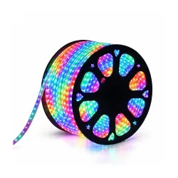 Quace 5M,RGB LED Strip Lights, Multi-Color Changing Rope Light Wheel, Flexible Under Cabinet Waterproof Lighting with Remote for Home, Room, Party & Festival