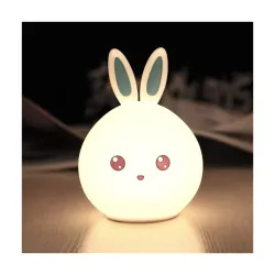 Quace Silicone Rabbit Night Light Blue Ears