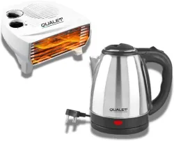 Qualet Kettle (2L) with 2000W Room Heater
