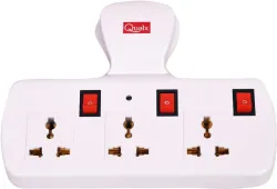 QUALX 3 Universal Socket Extension Cord