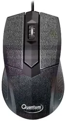 Quantum QHM224D Wired Optical Mouse 1000 DPI Pack of 10