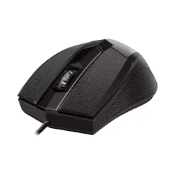 Quantum USB Wired Mouse, 1200 DPI Optical Sensor, Plug & Play Ergonomic Mouse for Comfortable All-Day Grip with 3-Button Design and clickable Scroll Wheel, USB 2.0 Mice for PC/Laptop, QHM224...