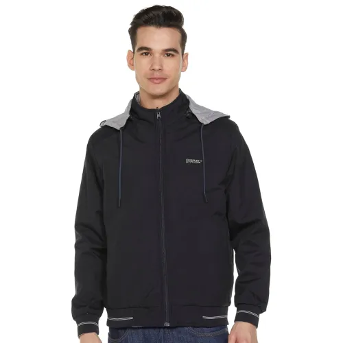 Image of Qube By Fort Collins Men's Reversible Hooded Jacket 