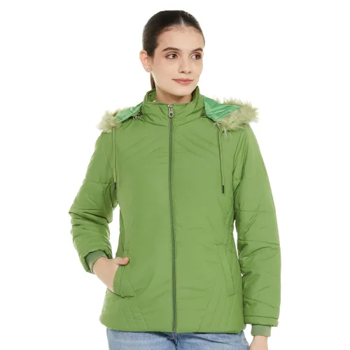 Image of Qube by Fort Collins Women's Polyester Bomber Jacket