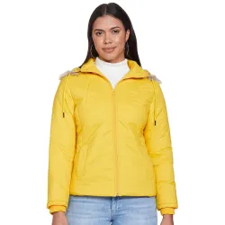 Qube By Fort Collins Womens Regular Fit Bomber Jacket