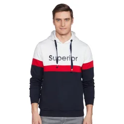 Qube By Fort Collins Mens Cotton Hooded Sweatshirt