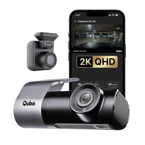 Image of Qubo Car Dashcam [New Launch] Pro 2K Front + Rear by Hero Group