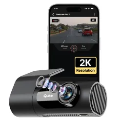 Qubo Dashcam Pro X 2K Resolution Doubles up as in-Cabin Camera