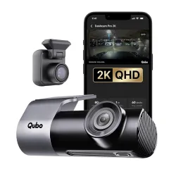 Qubo Pro 2K Front Rear Dashcam