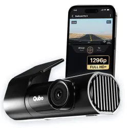 Qubo Pro X DashCam | 2K Resolution | 3MP FHD+ Camera by Hero Group | NightPulse Vision | Wide-Angle FOV | Supercapacitor
