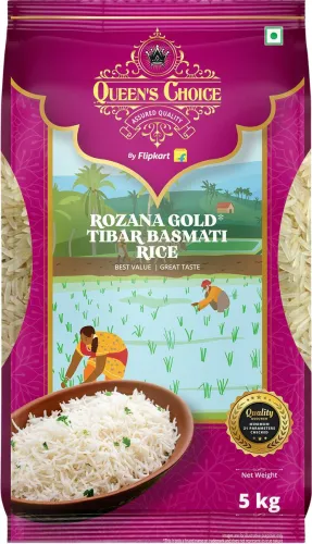 Image of Queen's Choice Rozana Gold Tibar Basmati Rice (5 kg)