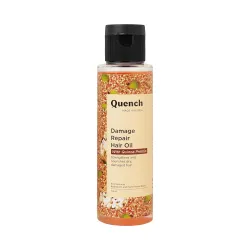 Quench Damage Repair Hair Oil with Quinoa Protein & Ceramides for Dull, Dry & Damaged Hair | Deeply Nourishes | Strength