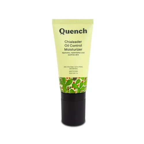 Image of QUENCH BOTANICS Quench Oil Control Moisturizer with Chia Seeds Omega 3 | Fast Absorbing & Non-Greasy Lightweight Cream f