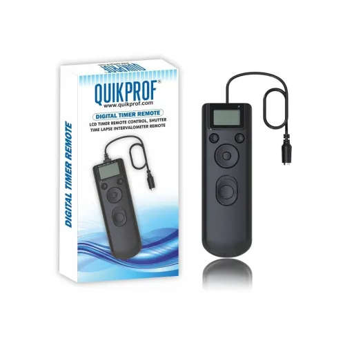 Image of QuikProf LCD Timer Time lapse intervalometer Remote