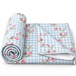 Quilt Cover Double Bed with Zipper Blanket Cover