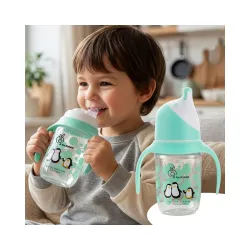R for Rabbit Penguin Spout Sipper Cup 180 ml Bottle for Kids Age of 1 + Year