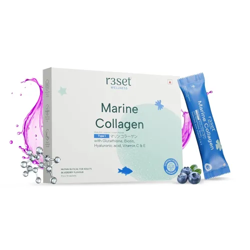 Image of R3SET Japanese Marine Collagen Type-1 for Anti-Ageing, Wrinkle - 10 Sachets