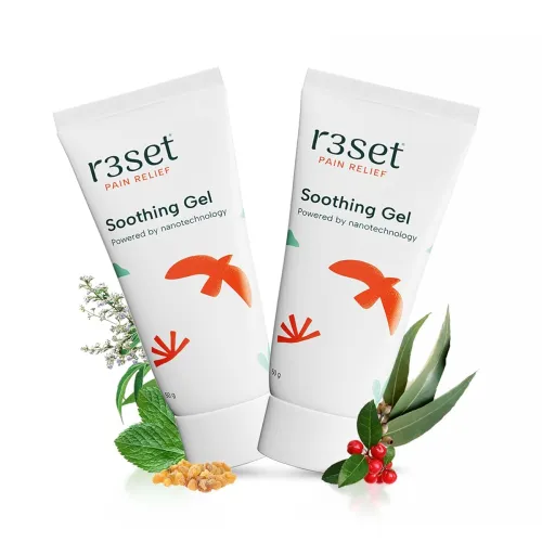 Image of R3SET Natural Pain Relief Gel 50g, Pack of 2