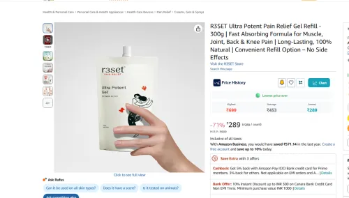 Image of R3SET Ultra Potent Pain Relief Gel Refill - 300g