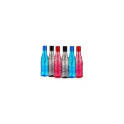 RABBY fridge water bottles set of 6 plastics combo for refrigerator home office freeze 1000 ml Bottle Plastic Gift Unbreakable, Leak Proof, 100% Food Grade For Kids & Adults pack