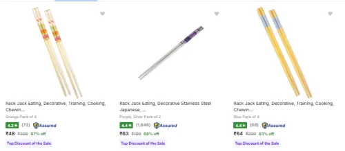Image of Rack Jack Chopsticks starting @ ₹48