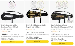 Racquets at minimum 65% Discount
