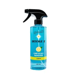 Radiant 500ml Tap Cleaner and Limescale for Bathroom | Hard Water Stain Remover and Shower Head Cleaner | Taps Cleaning Liquid Spray (Pack of 2 (500ml))