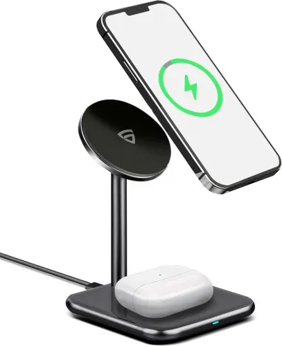 Image of RAEGR Arc M1600 [2 in 1] Mag-Safe Wireless Stand 