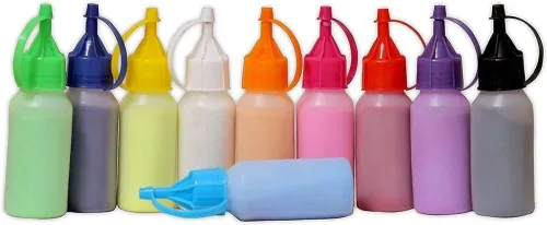 Image of Raga Plus Pack of 10 Rangoli Powder (Multicolor)