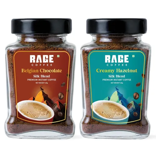 Image of Rage Coffee Silk Blend Instant Coffee, Pack of 2