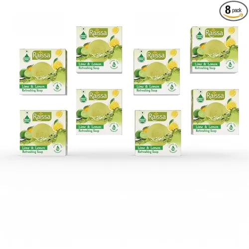 Image of Raissa Lime & Lemon Refreshing Soap 85g (Pack of 8)