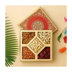 Raja Cashew Kernels® Diwali Gift Dryfruit Gift Box