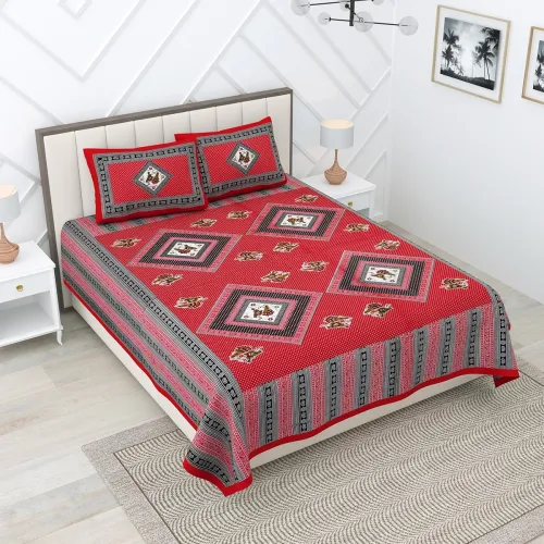 Image of RajasthaniKart® Double Bed Sheet