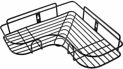 Image of RAJBHUMI Stainless Steel Self Adhesive Bathroom Shelf 