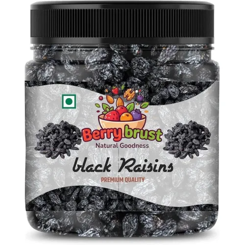 Image of RAJVEER ENTERPRISES Natural Black Raisins (500Gram)