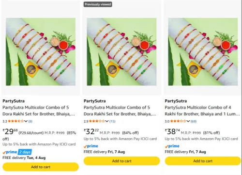 Image of Rakhi Set starting at ₹29
