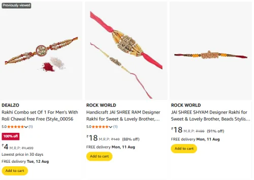 Image of Rakhi @ Start ₹4