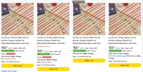 Image of Rakhis for Brothers Starting ₹65 