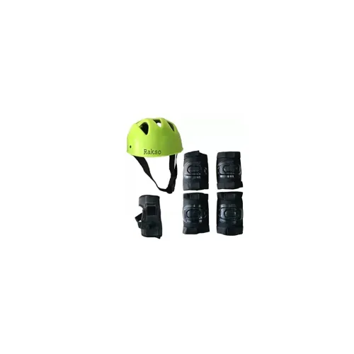 Image of RAKSO Kids Skating & Cycling Protective Set (Medium, Green)