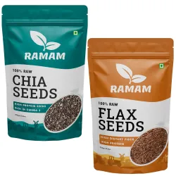 Ramam Chia & Flax Seeds Combo 250g Each