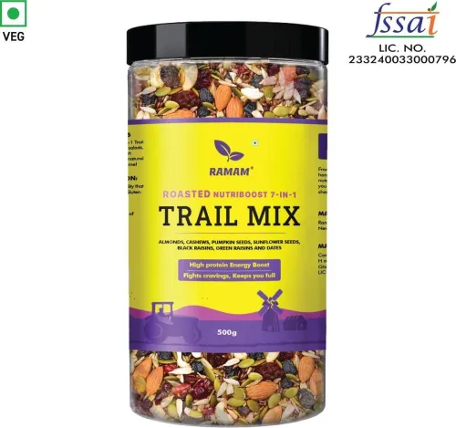 Image of Ramam Nutriboost Premium 7 in 1 Trail Mix Seeds & Nuts  (1 x 500 g)