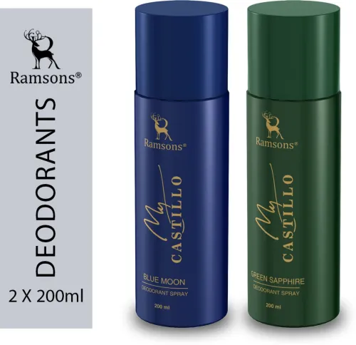 Image of Ramsons Castillo Deo Combo - Sapphire & Blue Moon, 400ml (Pack of 2)